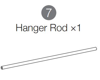 MIL-DUPS-PK (7) Hanger Rod