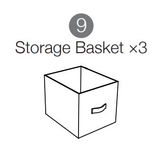MIL-DUPS-PK (9) Storage Basket