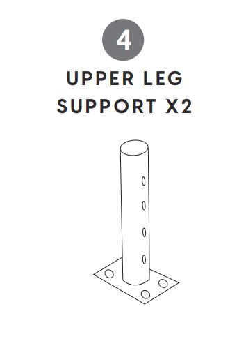 MIL-BBA-MGC (4) Upper Leg Support (x1)