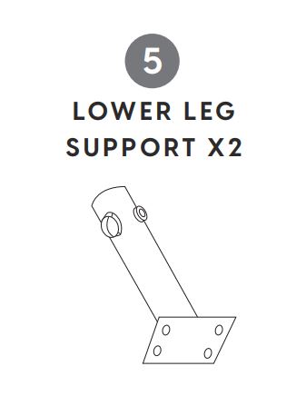 MIL-BBA-RBW (5) Lower Leg Support (x1)
