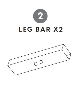 MIL-BBA-MGC (2) Leg Bar (x1)