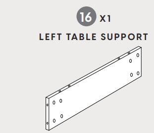 MIL-ART-B (16) Left Table Support