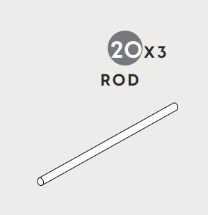 MIL-ART-B (20) Rod (X1)