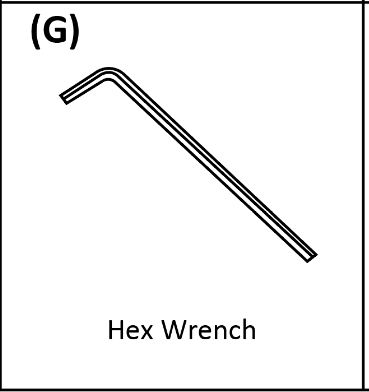 MIL-BBA-HA8 (G) Hex Wrench