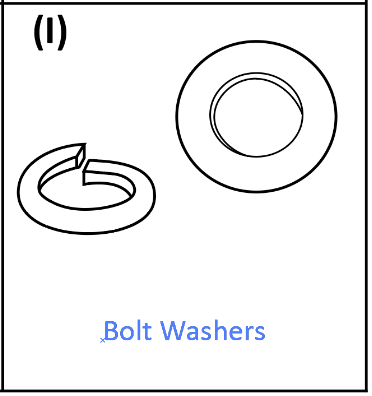MIL-BBA-HA8 (I) Bolt Washer (set of 16)