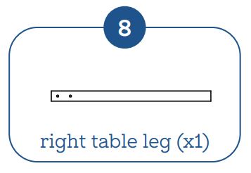 MIL-ART-S-N (8) Right Table Leg