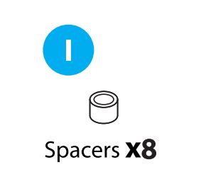 MIL-CFB-DL (I) Spacer (Set of 8)
