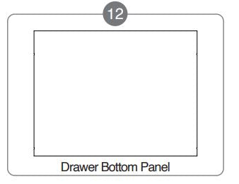 MIL-CHG-TB (12) Drawer Bottom Panel