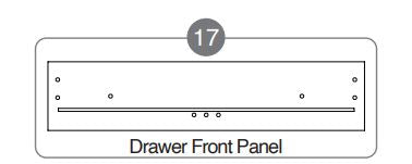 MIL-CHG-TB (17) Drawer Front Panel