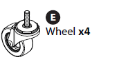 MIL-SPCT-B (E) Wheel (Set of 4)