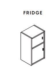 MIL-DLHS-LG (Furniture) Fridge