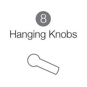 MIL-DUPS-PK (8) Hanging Knob