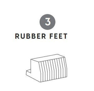 MIL-BBA-MGC (3) Rubber Feet (x1)