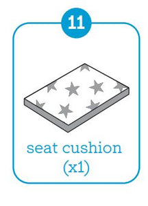 MIL-KDC-S (11) seat cushion (x1)