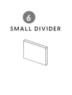 MIL-UBLG (6) Small Divider (Red)