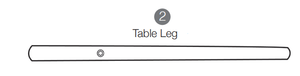 MIL-TBLE-L (2) Table Leg