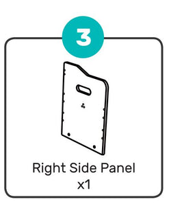 MIL-TBX-G (3) Right Side Panel (Grey)