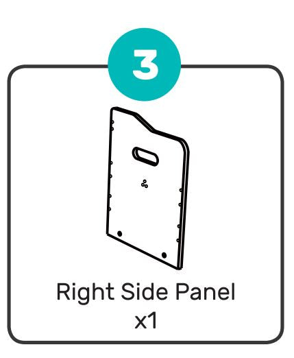 MIL-TBX-G (3) Right Side Panel (Grey)