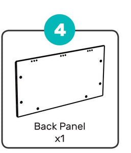 MIL-TBX-G (4) Back Panel (Grey)