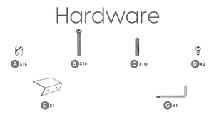 MIL-UBLG (A-G) Full Hardware Set