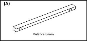 MIL-BBA-HA8- (A) Balance Beam