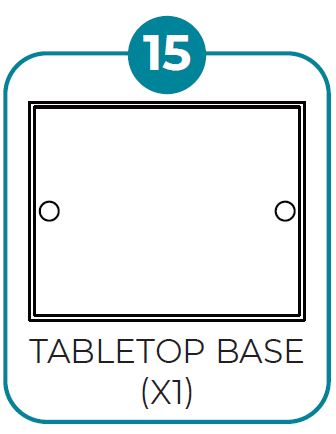 MIL-TAC-LG (15) Tabletop Base