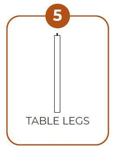 MIL-TAC-MCM (5) Table Legs