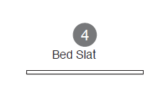 MIL-TRNDL (4) BED SLAT X1