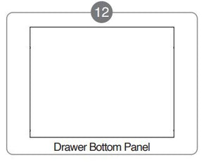 MIL-CHG-TB (12) Drawer Bottom Panel