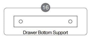 MIL-CHG-TB (16) Drawer Bottom Support