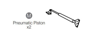 MIL-ART-S-N (M) Pneumatic Piston X1 (Includes Part K Hardware)