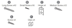 MIL-DLHS-NST (A-F) Full Hardware Set