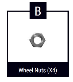 MIL-RAB-4 (wheel nuts x4)