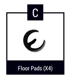 MIL-RAB-4 (C-floor pads x4)