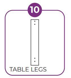 MIL-TAC-RND (10) Table Legs