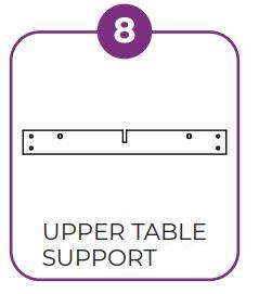 MIL-TAC-RND (8) Upper Table Support