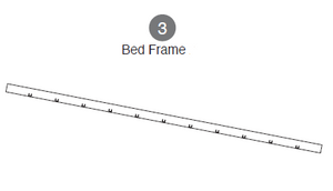 MIL-TRNDL (3) BED FRAME X1